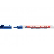 Marcatore permanente edding 400 punta conica 1 mm blu E-400 003 (Conf.10)