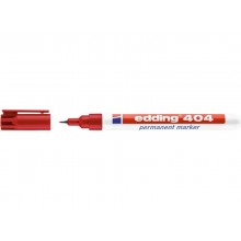 Marcatore permanente edding 404 punta conica 0,75 mm rosso E-404 002
