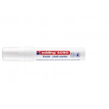 Marcatore a gesso liquido edding 4090 punta scalpello 4-15 mm bianco E-4090 049