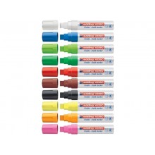 Marcatore a gesso liquido edding 4090 punta scalpello 4-15 mm bianco E-4090 049