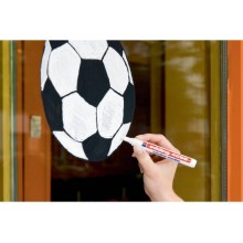 Marcatore a gesso liquido edding 4095 punta conica 2-3 mm bianco E-4095 049