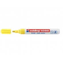 Marcatore a gesso liquido edding 4095 punta conica 2-3 mm giallo fluorescente E-4095 065