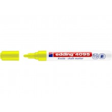Marcatore a gesso liquido edding 4095 punta conica 2-3 mm giallo fluorescente E-4095 065