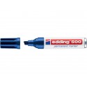 Marcatore permanente edding 500 punta scalpello 2-7 mm blu E-500 003