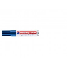 Marcatore permanente edding 500 punta scalpello 2-7 mm blu E-500 003