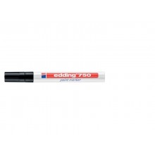 Marcatore a vernice edding 750 punta conica 2-4 mm nero E-750 001
