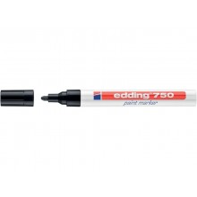 Marcatore a vernice edding 750 punta conica 2-4 mm nero E-750 001