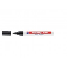 Marcatore a vernice edding 750 punta conica 2-4 mm nero E-750 001