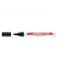 Marcatore a vernice edding 750 punta conica 2-4 mm nero E-750 001
