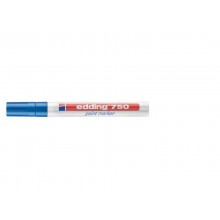 Marcatore a vernice edding 750 punta conica 2-4 mm blu E-750 003