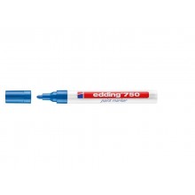 Marcatore a vernice edding 750 punta conica 2-4 mm blu E-750 003