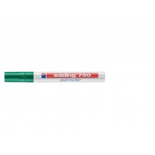 Marcatore a vernice edding 750 punta conica 2-4 mm verde E-750 004