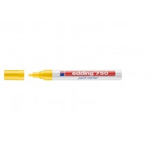 Marcatore a vernice edding 750 punta conica 2-4 mm giallo E-750 005