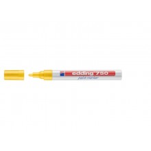 Marcatore a vernice edding 750 punta conica 2-4 mm giallo E-750 005