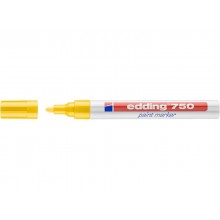 Marcatore a vernice edding 750 punta conica 2-4 mm giallo E-750 005