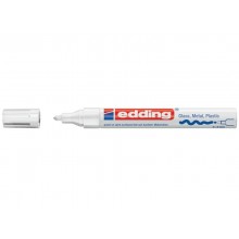 Marcatore a vernice edding 750 punta conica 2-4 mm bianco E-750 049