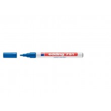 Marcatore a vernice edding 751 punta conica 1-2 mm blu E-751 003