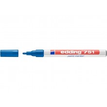 Marcatore a vernice edding 751 punta conica 1-2 mm blu E-751 003