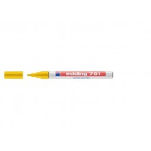 Marcatore a vernice edding 751 punta conica 1-2 mm giallo E-751 005