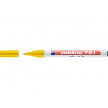 Marcatore a vernice edding 751 punta conica 1-2 mm giallo E-751 005
