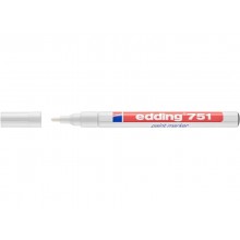 Marcatore a vernice edding 751 punta conica 1-2 mm bianco E-751 049
