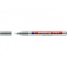 Marcatore a vernice edding 751 punta conica 1-2 mm argento E-751 054
