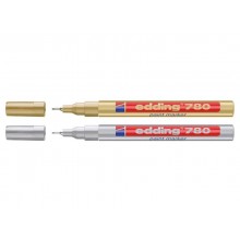 Marcatore a vernice edding 780 punta conica 0,8 mm argento E-780 054
