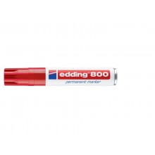 Marcatore permanente edding 800 punta scalpello 4-12 mm rosso E-800 002