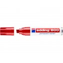 Marcatore permanente edding 800 punta scalpello 4-12 mm rosso E-800 002