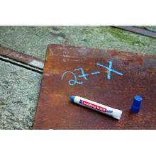 Marcatore a cera edding 950 punta conica 10 mm blu E-950 003