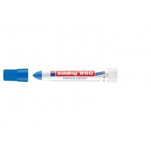 Marcatore a cera edding 950 punta conica 10 mm blu E-950 003