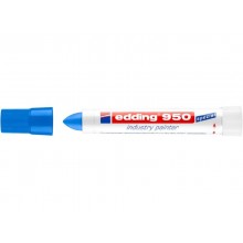 Marcatore a cera edding 950 punta conica 10 mm blu E-950 003