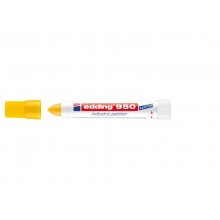 Marcatore a cera edding 950 punta conica 10 mm giallo E-950 005