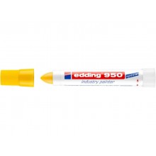 Marcatore a cera edding 950 punta conica 10 mm giallo E-950 005