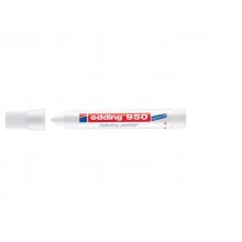 Marcatore a cera edding 950 punta conica 10 mm bianco E-950 049