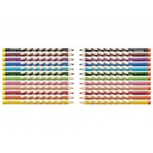 Matite colorate Stabilo EASYcolors per mancini assortiti astuccio da 12 - 331/12