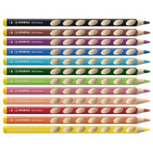 Matite colorate Stabilo EASYcolors per mancini assortiti astuccio da 12 - 331/12