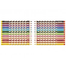 Matite colorate Stabilo EASYcolors per mancini assortiti astuccio da 12 - 331/12