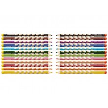 Matite colorate Stabilo EASYcolors per mancini assortiti astuccio da 12 - 331/12