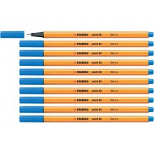 Fineliner Stabilo Point 88® 0,4 mm  blu oltremare - 88/32 (Conf.10)