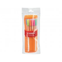 Fineliner Stabilo Point 88 0,4 mm assortiti 25 colori standard + 5 Neon rotolo da 30 - 8830-2