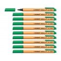 Penna con punta in fibra Stabilo GREENpoint 0,8 mm verde 6088/36