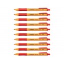 Penna a sfera a scatto Stabilo Pointball  0,5 mm rosso 6030/40 (Conf.10)