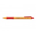 Penna a sfera a scatto Stabilo Pointball  0,5 mm rosso 6030/40 (Conf.10)