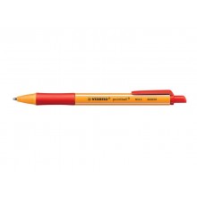 Penna a sfera a scatto Stabilo Pointball  0,5 mm rosso 6030/40 (Conf.10)