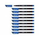 Penna Stabilo OHPen universal Superfine (S) 0,4 mm blu 841/41 (Conf.10)