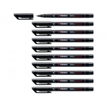 Penna Stabilo OHPen universal Superfine (S) 0,4 mm nero 841/46 (Conf.10)