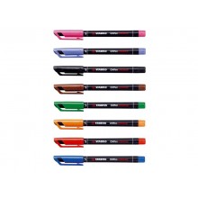 Penna Stabilo OHPen universal Superfine (S) 0,4 mm nero 841/46 (Conf.10)