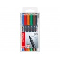 Penne Stabilo OHPen universal Superfine (S) 0,4 mm assortiti astuccio da 6 - 841/6