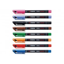 Penne Stabilo OHPen universal Superfine (S) 0,4 mm assortiti astuccio da 8 - 841/8